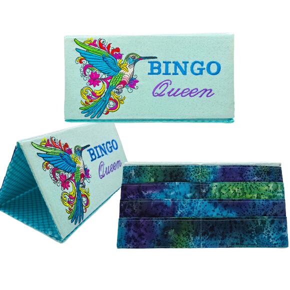 Bingo Queen Hands Free Playing Card Holder Bingo pull tab dab - Picture 8 of 8